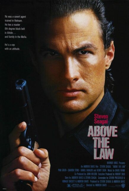 Above The Law movie poster.