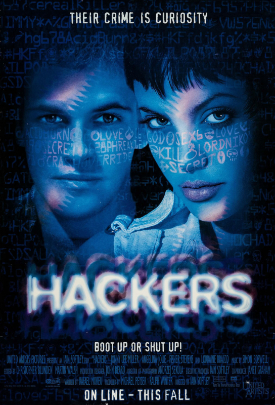 Expande view of Hackers movie poster.