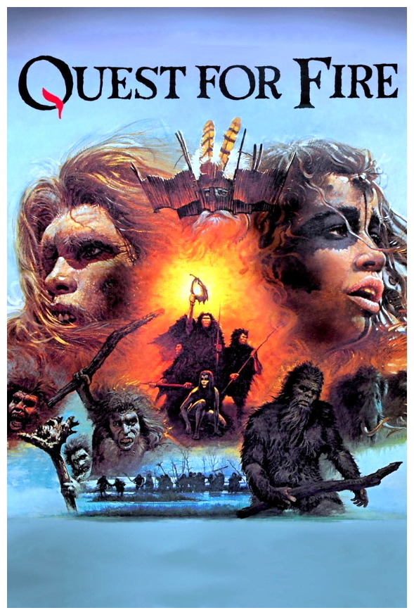 Quest For Fire movie poster.