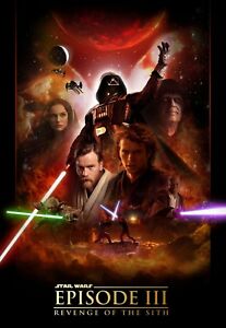 Star Wars III - Revenge Of The Sith movie poster.
