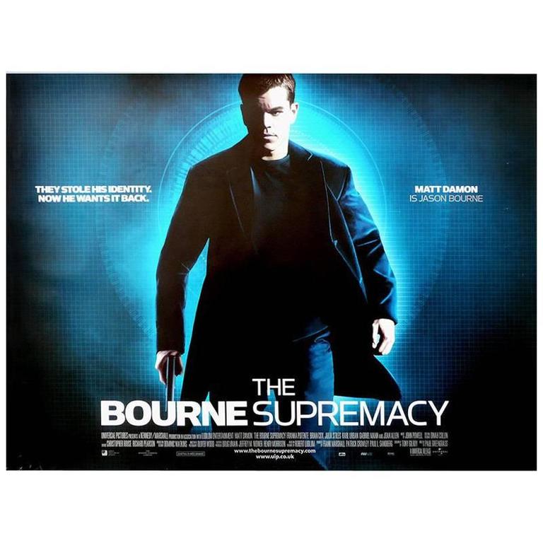 The Bourne Supremacy movie poster.